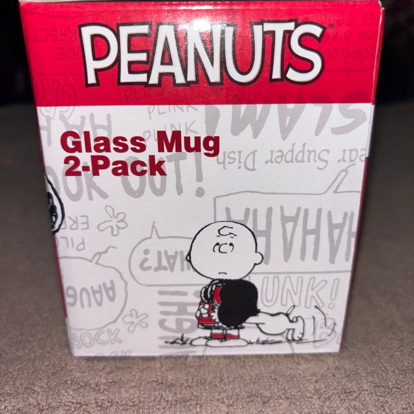 2 Snoopy mugs 17.5oz