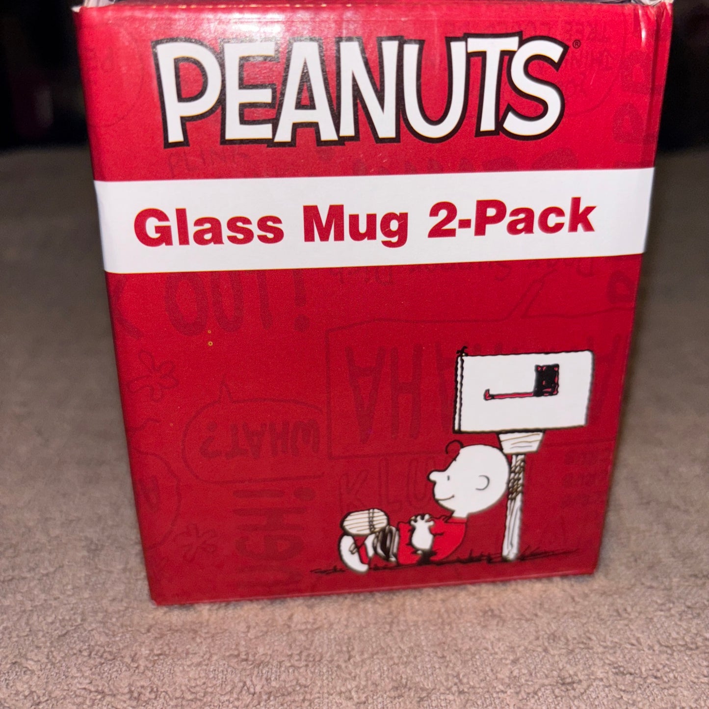2 Snoopy mugs 17.5oz