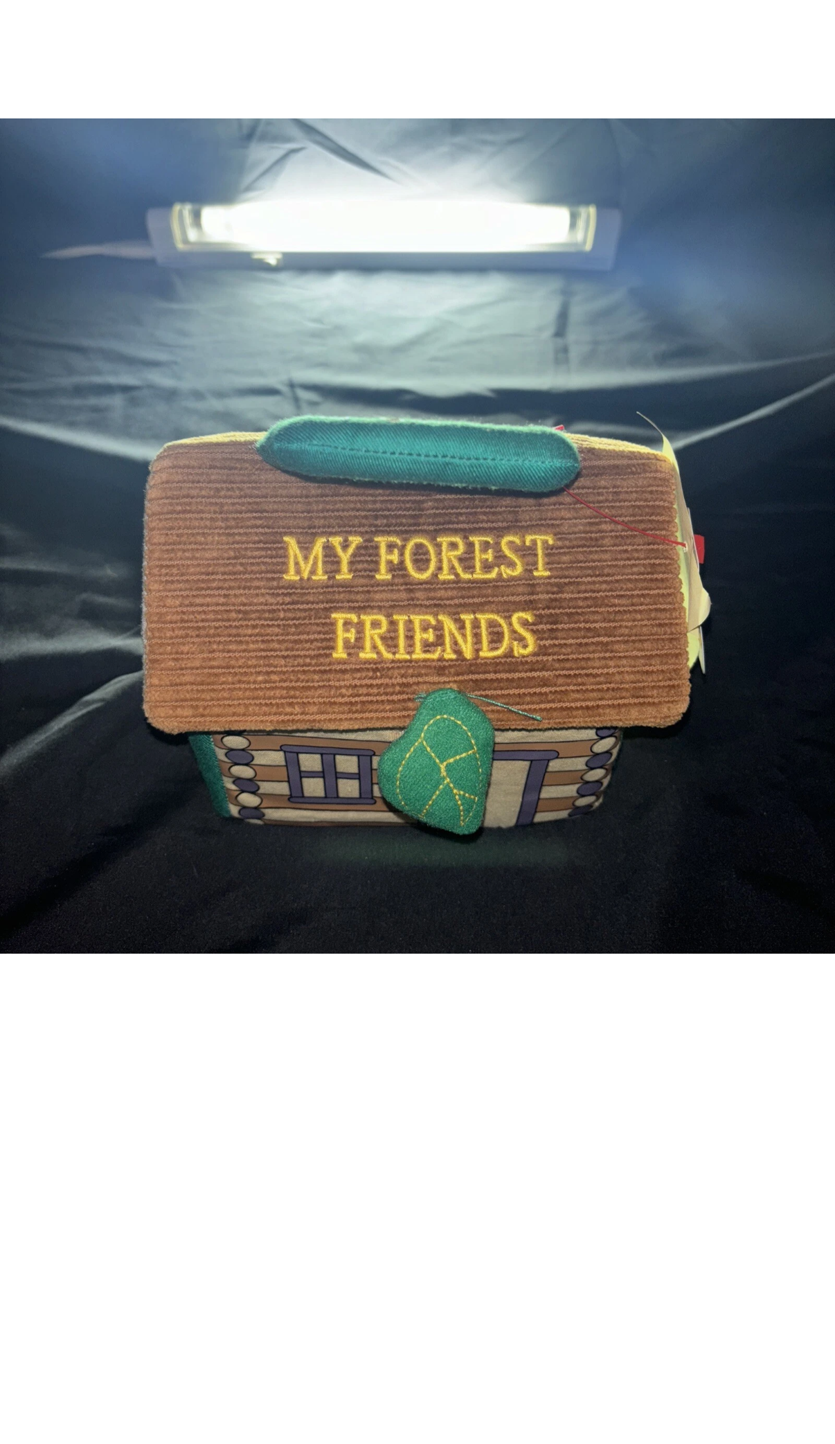 Cabin Bear Squirrel Raccoon Set My Forest Friends Aurora Baby 6"x6" Soft Plush